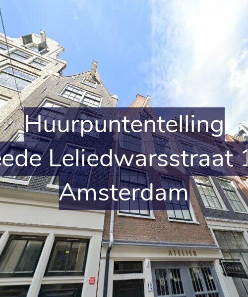 Foto gevel Huurpuntentelling voor Tweede Leliedwarsstraat 10-2, Amsterdam