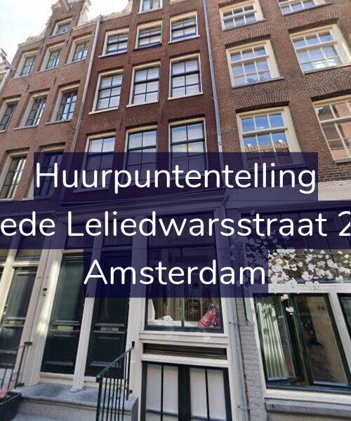 Foto gevel Huurpuntentelling voor Tweede Leliedwarsstraat 21-H, Amsterdam