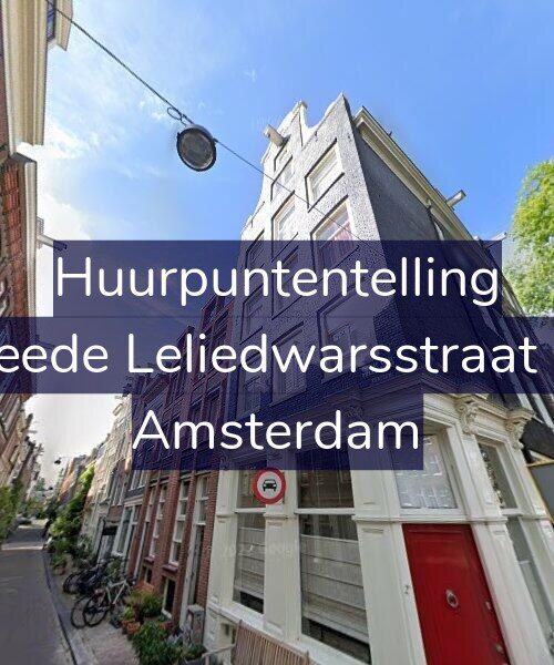 Foto gevel Huurpuntentelling voor Tweede Leliedwarsstraat 2-2, Amsterdam