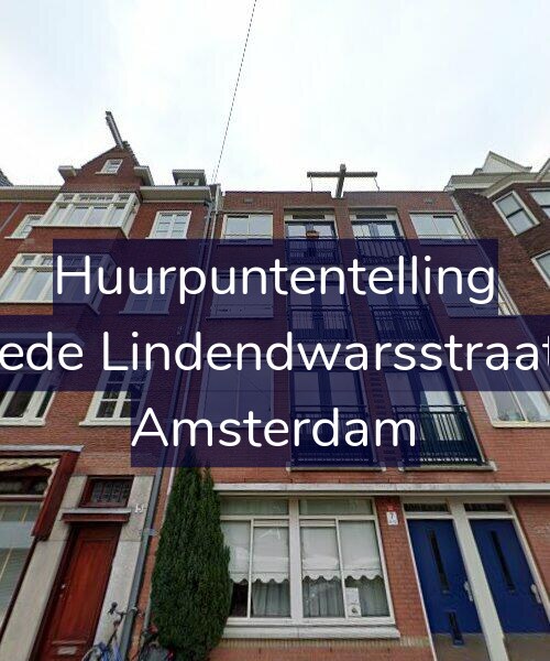 Foto gevel Huurpuntentelling voor Tweede Lindendwarsstraat 7-F, Amsterdam