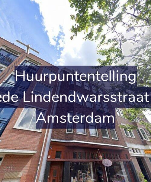 Foto gevel Huurpuntentelling voor Tweede Lindendwarsstraat 11-3, Amsterdam