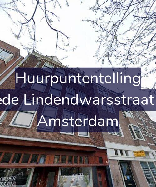 Foto gevel Huurpuntentelling voor Tweede Lindendwarsstraat 13-3, Amsterdam