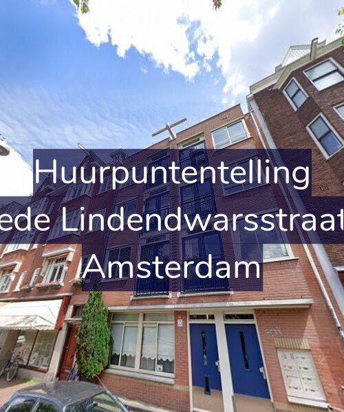 Foto gevel Huurpuntentelling voor Tweede Lindendwarsstraat 7-C, Amsterdam