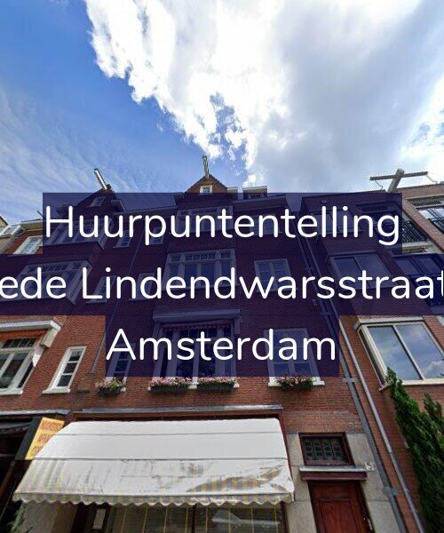 Foto gevel Huurpuntentelling voor Tweede Lindendwarsstraat 5-2, Amsterdam