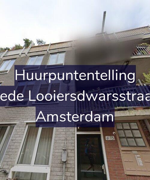 Foto gevel Huurpuntentelling voor Tweede Looiersdwarsstraat 71, Amsterdam