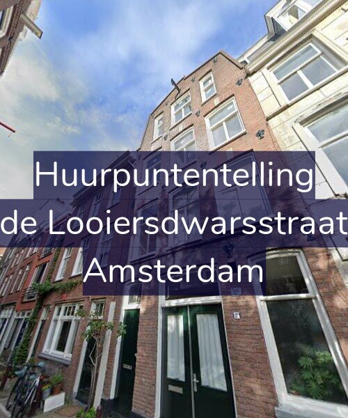 Foto gevel Huurpuntentelling voor Tweede Looiersdwarsstraat 11-3, Amsterdam