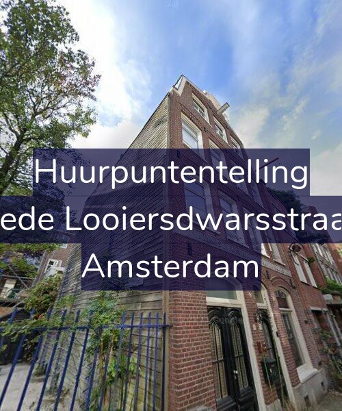 Foto gevel Huurpuntentelling voor Tweede Looiersdwarsstraat 20, Amsterdam