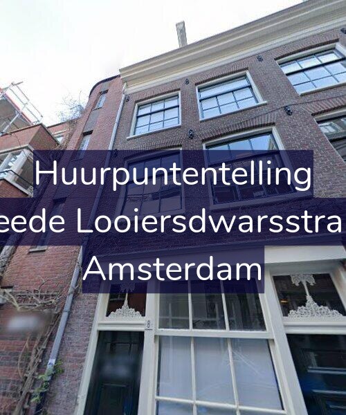 Foto gevel Huurpuntentelling voor Tweede Looiersdwarsstraat 8, Amsterdam