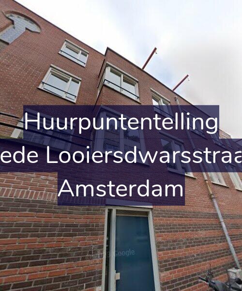 Foto gevel Huurpuntentelling voor Tweede Looiersdwarsstraat 44, Amsterdam