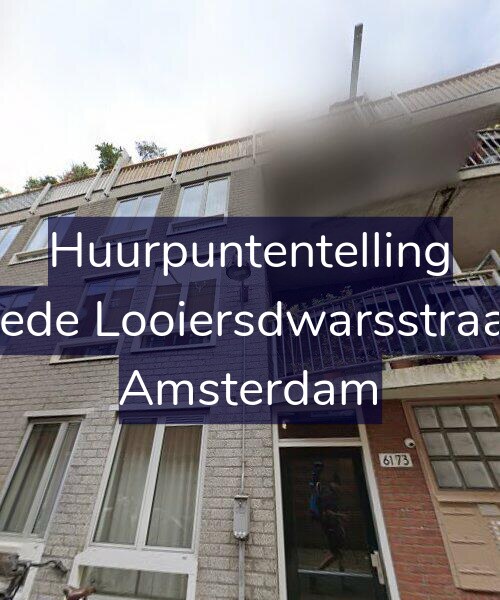 Foto gevel Huurpuntentelling voor Tweede Looiersdwarsstraat 73, Amsterdam