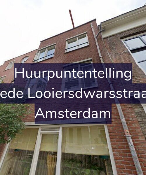 Foto gevel Huurpuntentelling voor Tweede Looiersdwarsstraat 28, Amsterdam