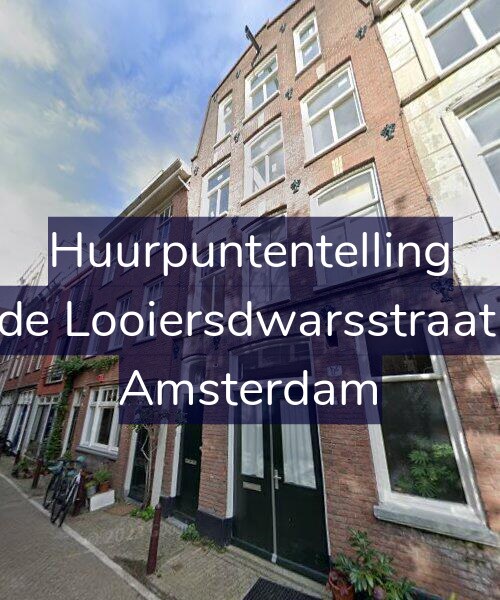 Foto gevel Huurpuntentelling voor Tweede Looiersdwarsstraat 11-H, Amsterdam