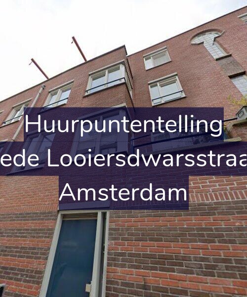 Foto gevel Huurpuntentelling voor Tweede Looiersdwarsstraat 36, Amsterdam