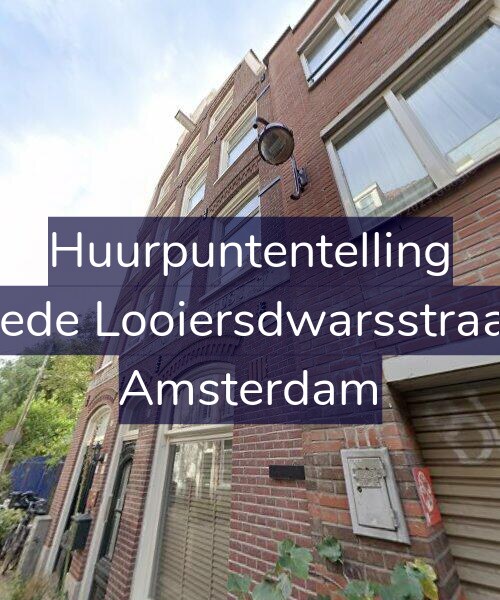 Foto gevel Huurpuntentelling voor Tweede Looiersdwarsstraat 16, Amsterdam