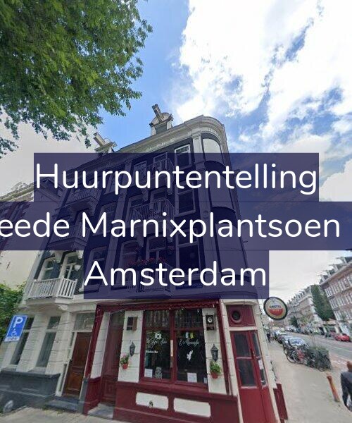Foto gevel Huurpuntentelling voor Tweede Marnixplantsoen 1-1, Amsterdam