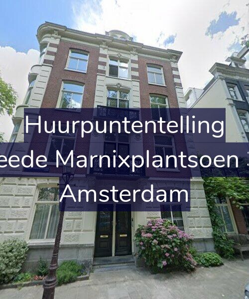 Foto gevel Huurpuntentelling voor Tweede Marnixplantsoen 3-H, Amsterdam