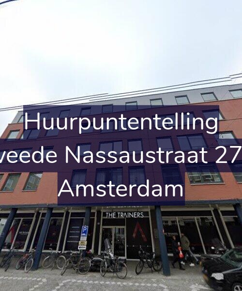 Foto gevel Huurpuntentelling voor Tweede Nassaustraat 27-D, Amsterdam