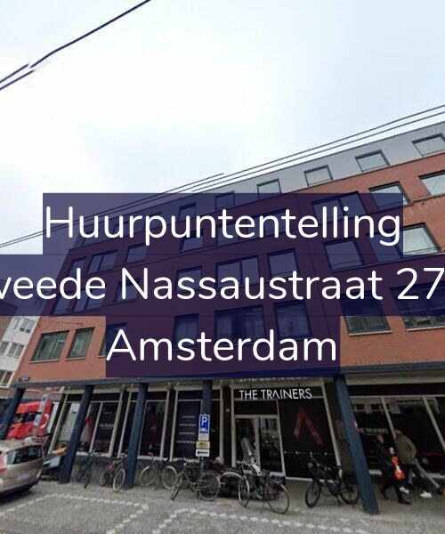 Foto gevel Huurpuntentelling voor Tweede Nassaustraat 27-C, Amsterdam