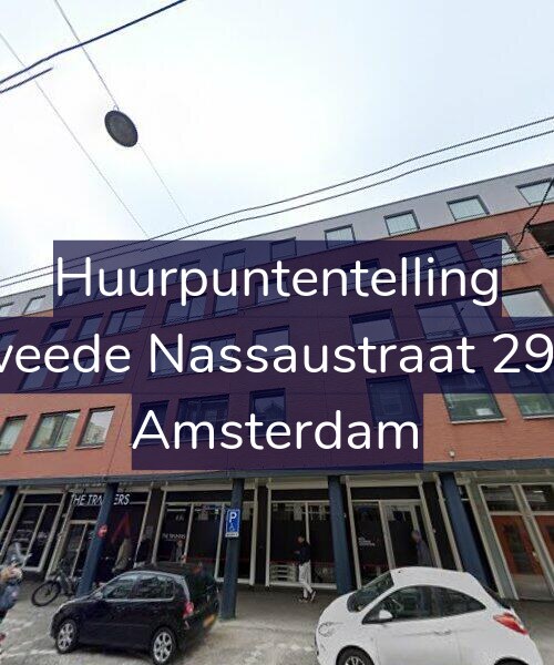 Foto gevel Huurpuntentelling voor Tweede Nassaustraat 29-A, Amsterdam