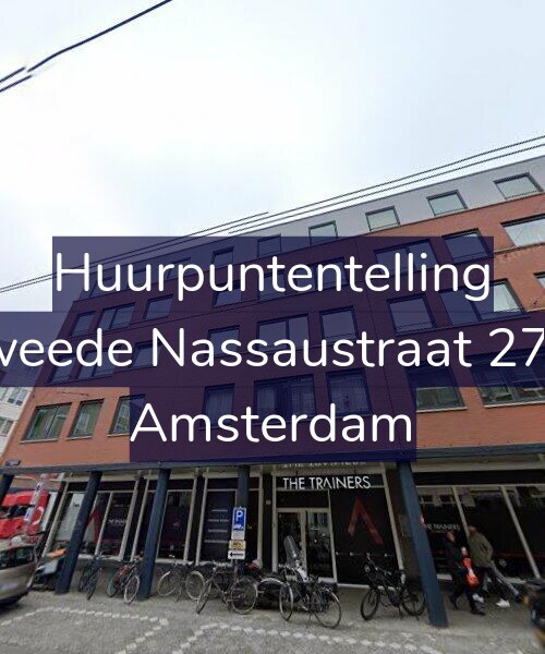 Foto gevel Huurpuntentelling voor Tweede Nassaustraat 27-E, Amsterdam