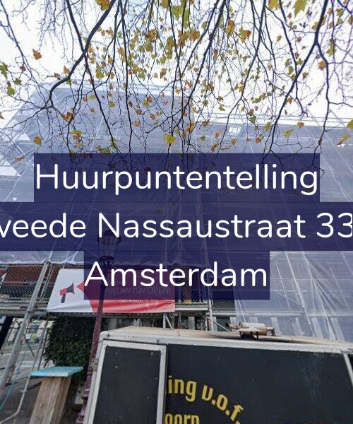 Foto gevel Huurpuntentelling voor Tweede Nassaustraat 33-F, Amsterdam