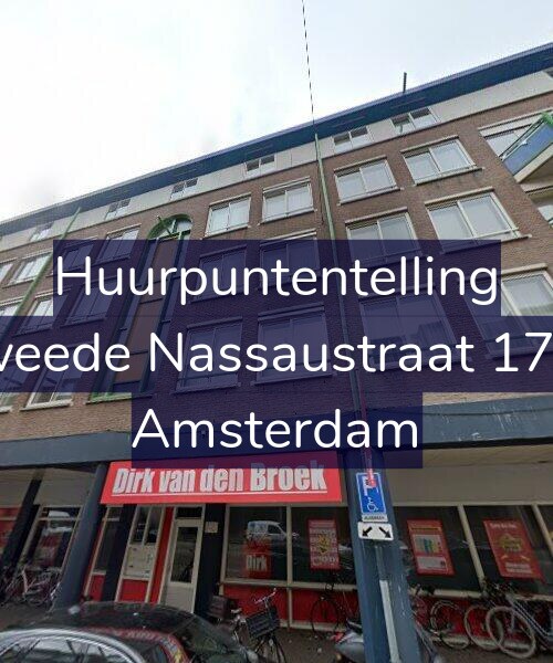 Foto gevel Huurpuntentelling voor Tweede Nassaustraat 17-D, Amsterdam