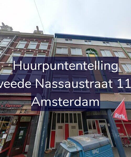 Foto gevel Huurpuntentelling voor Tweede Nassaustraat 11-C, Amsterdam