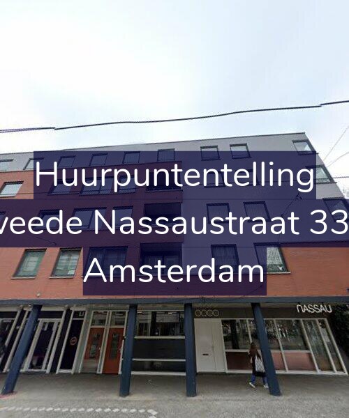 Foto gevel Huurpuntentelling voor Tweede Nassaustraat 33-A, Amsterdam