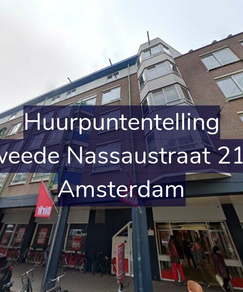 Foto gevel Huurpuntentelling voor Tweede Nassaustraat 21-E, Amsterdam