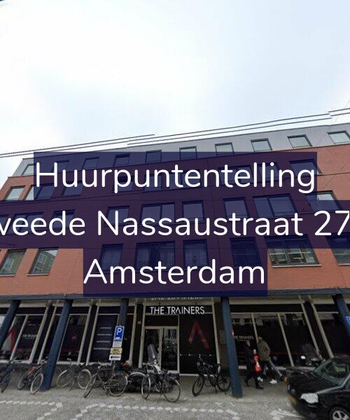 Foto gevel Huurpuntentelling voor Tweede Nassaustraat 27-F, Amsterdam