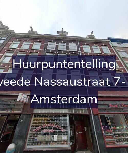Foto gevel Huurpuntentelling voor Tweede Nassaustraat 7-1A, Amsterdam