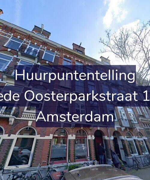 Foto gevel Huurpuntentelling voor Tweede Oosterparkstraat 186-4, Amsterdam