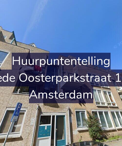 Foto gevel Huurpuntentelling voor Tweede Oosterparkstraat 121-A, Amsterdam