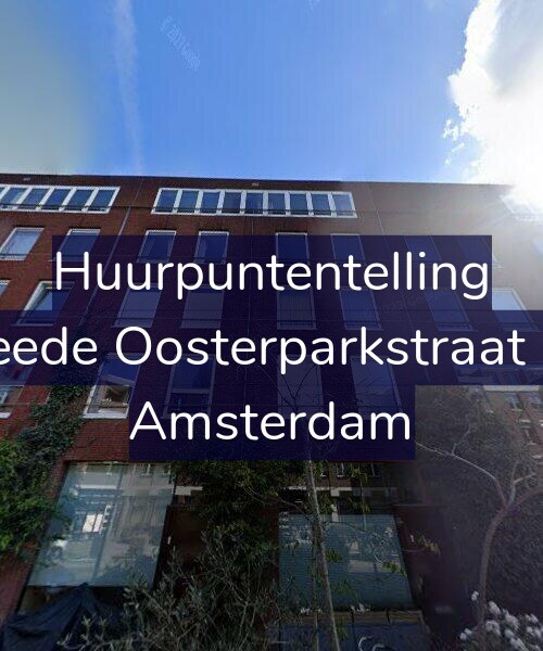 Foto gevel Huurpuntentelling voor Tweede Oosterparkstraat 158, Amsterdam