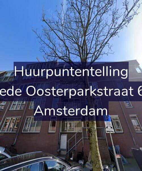 Foto gevel Huurpuntentelling voor Tweede Oosterparkstraat 62-D, Amsterdam