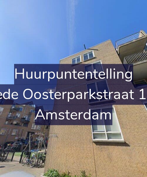 Foto gevel Huurpuntentelling voor Tweede Oosterparkstraat 111-A, Amsterdam