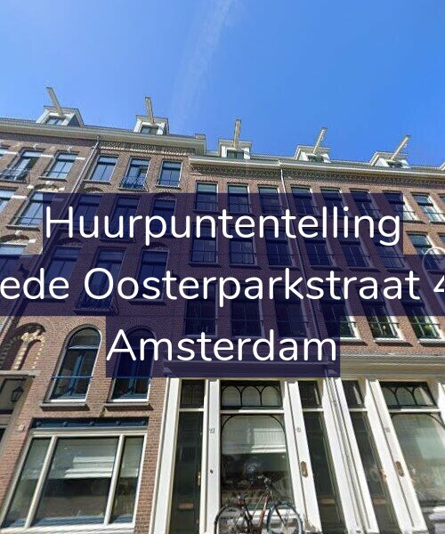 Foto gevel Huurpuntentelling voor Tweede Oosterparkstraat 41-C, Amsterdam