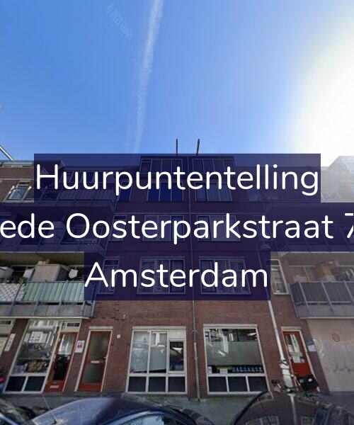 Foto gevel Huurpuntentelling voor Tweede Oosterparkstraat 74-A, Amsterdam