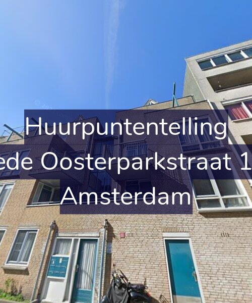 Foto gevel Huurpuntentelling voor Tweede Oosterparkstraat 131-E, Amsterdam