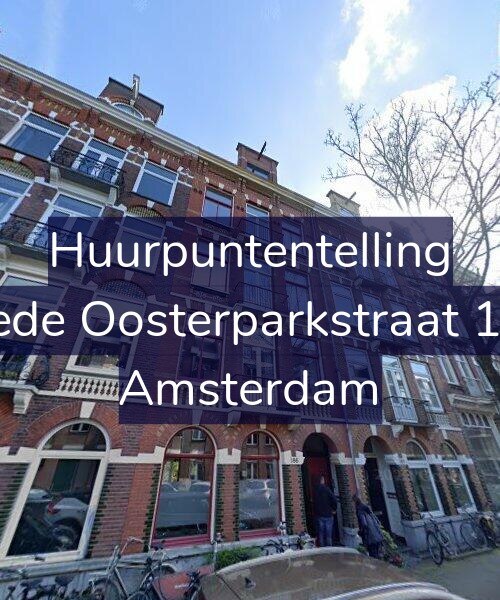 Foto gevel Huurpuntentelling voor Tweede Oosterparkstraat 186-3, Amsterdam