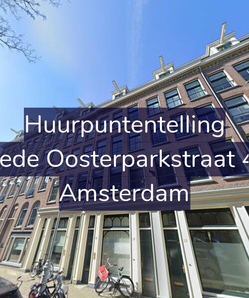 Foto gevel Huurpuntentelling voor Tweede Oosterparkstraat 43-B, Amsterdam