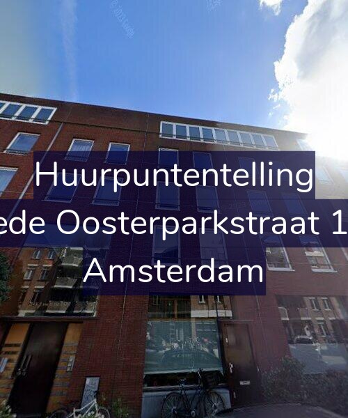 Foto gevel Huurpuntentelling voor Tweede Oosterparkstraat 154-T, Amsterdam
