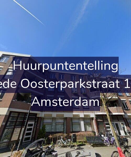 Foto gevel Huurpuntentelling voor Tweede Oosterparkstraat 163-B, Amsterdam