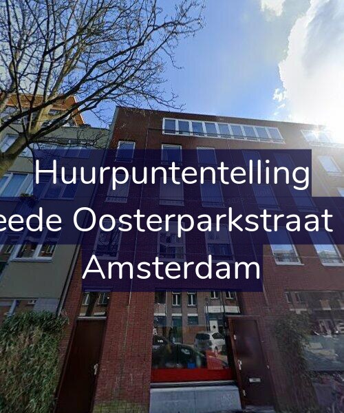 Foto gevel Huurpuntentelling voor Tweede Oosterparkstraat 168, Amsterdam
