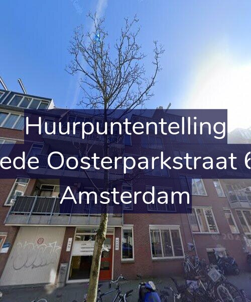 Foto gevel Huurpuntentelling voor Tweede Oosterparkstraat 68-B, Amsterdam