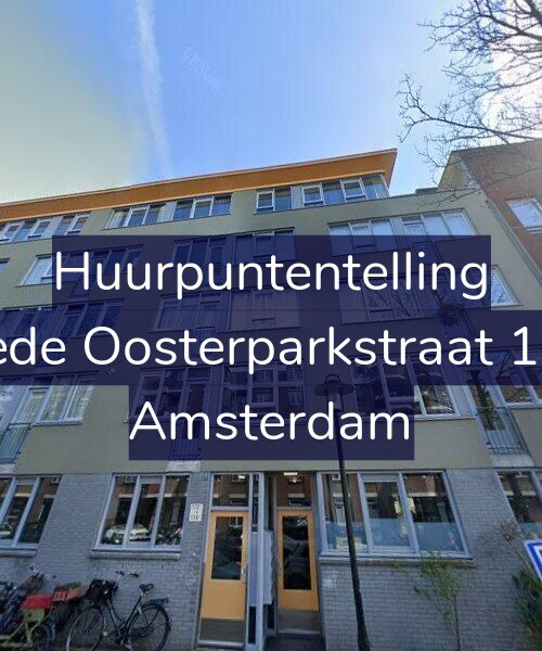 Foto gevel Huurpuntentelling voor Tweede Oosterparkstraat 174-D, Amsterdam