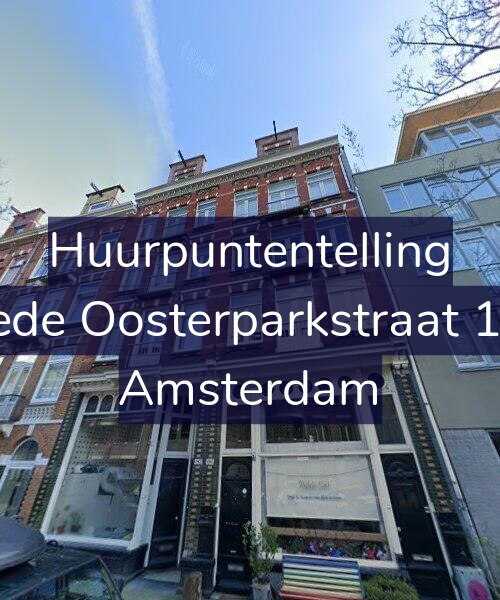 Foto gevel Huurpuntentelling voor Tweede Oosterparkstraat 182-3, Amsterdam