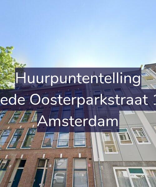 Foto gevel Huurpuntentelling voor Tweede Oosterparkstraat 10-3, Amsterdam