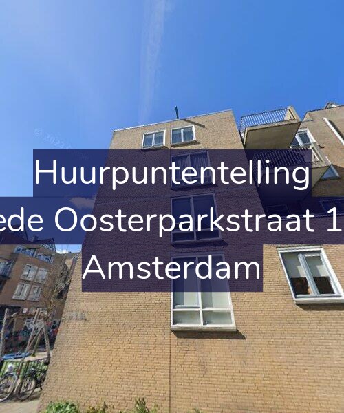 Foto gevel Huurpuntentelling voor Tweede Oosterparkstraat 117-B, Amsterdam