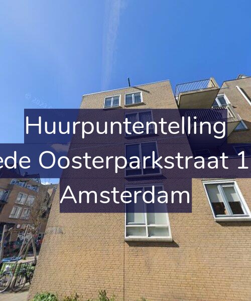 Foto gevel Huurpuntentelling voor Tweede Oosterparkstraat 117-D, Amsterdam
